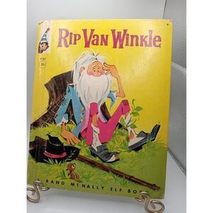 5/$25 RIP VAN WINKLE Rand McNally Tip Top Elf 1961 Dorothy Briggs Anne Leaf VG
